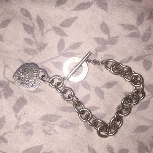 Tiffany chain charm bracelet Authentic